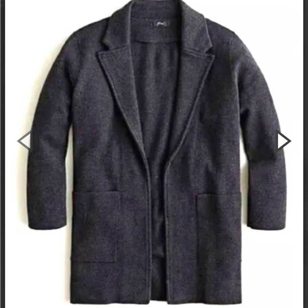 J. Crew Sophie Open Front Sweater Blazer